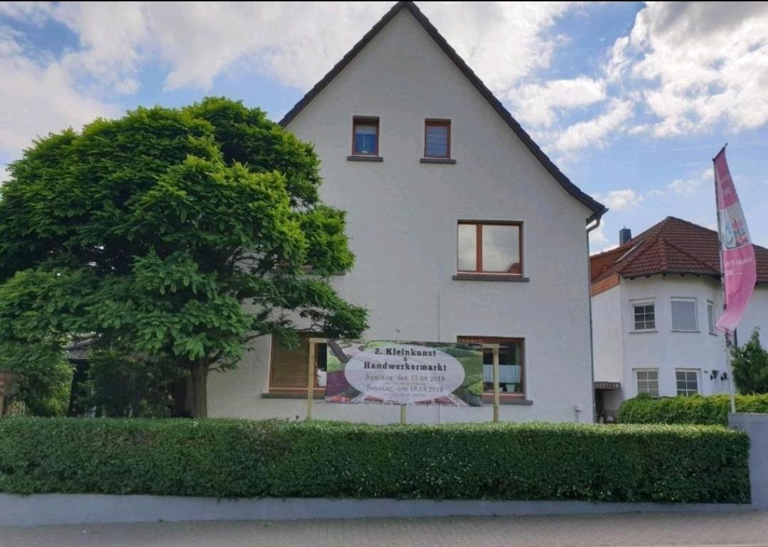 Ferienwohnung Im Garten Eden Grunberg Bagian luar foto