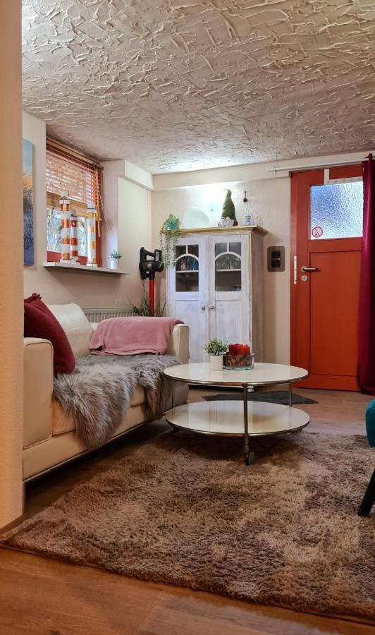 Ferienwohnung Im Garten Eden Grunberg Bagian luar foto