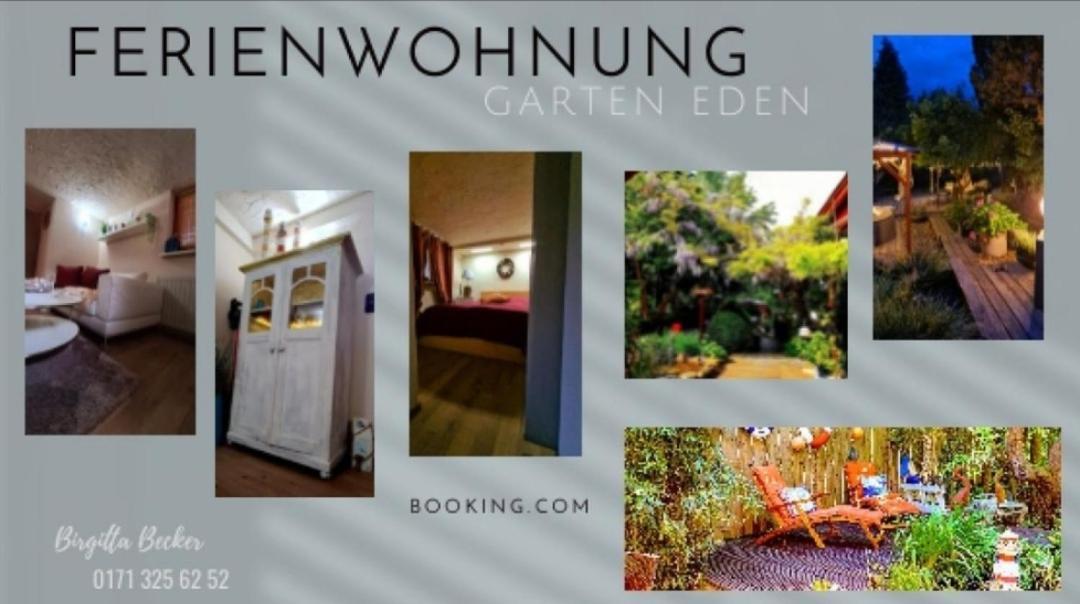 Ferienwohnung Im Garten Eden Grunberg Bagian luar foto